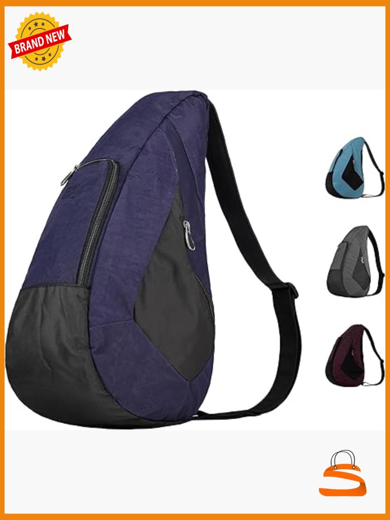 19" Crossbody Sling Traveler Daypack Backpack Nylon